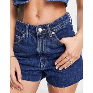 TOPSHOP BNWT Womens Jean Shorts "A-Line" Mom Shorts